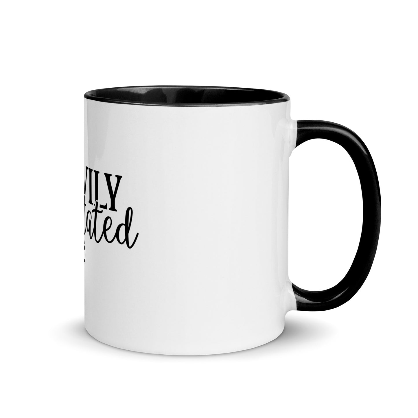 Heavily Meditated Mug with Color Inside