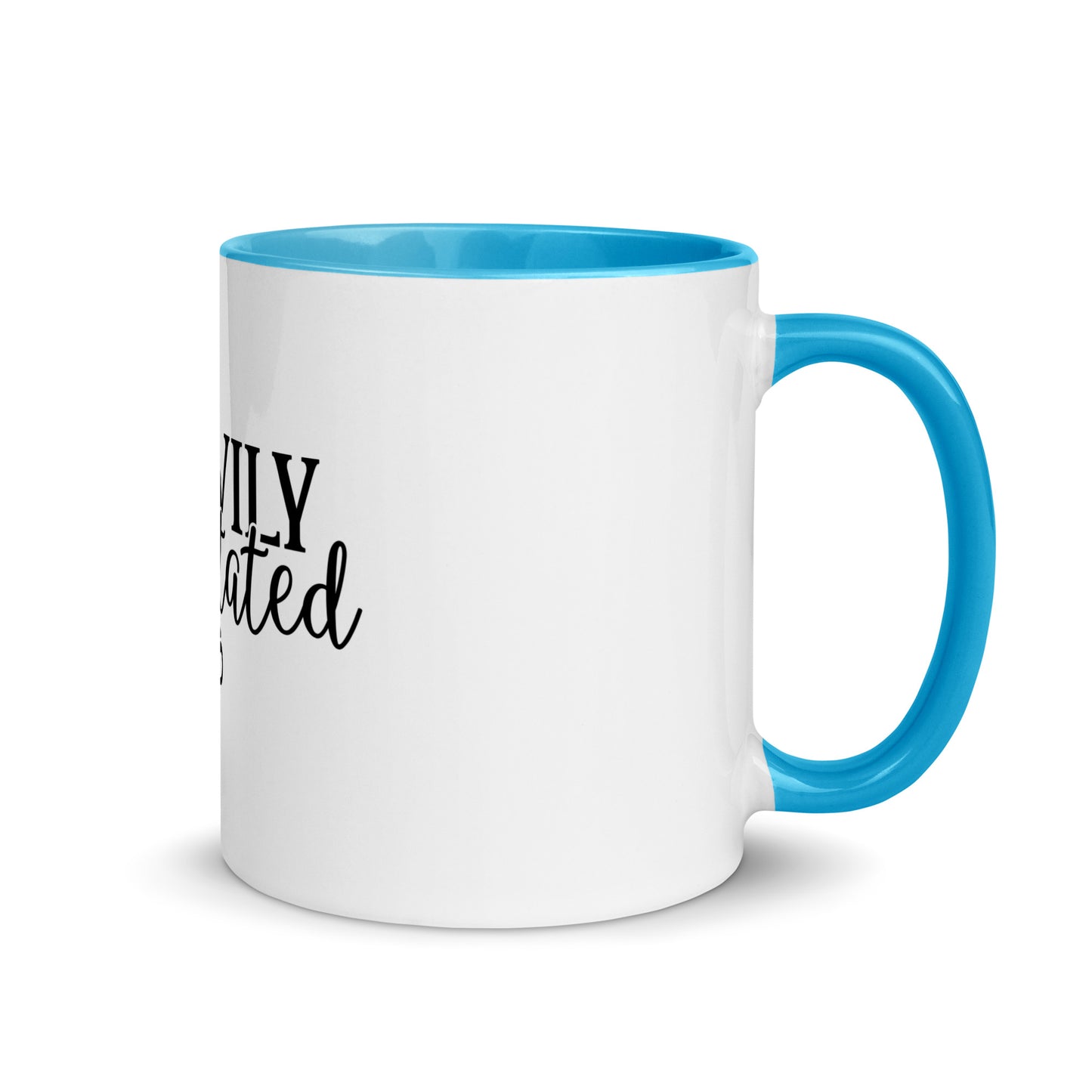 Heavily Meditated Mug with Color Inside