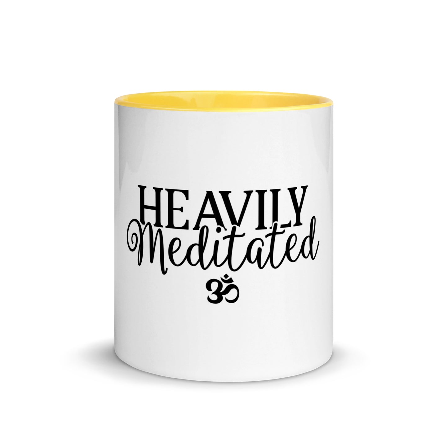 Heavily Meditated Mug with Color Inside