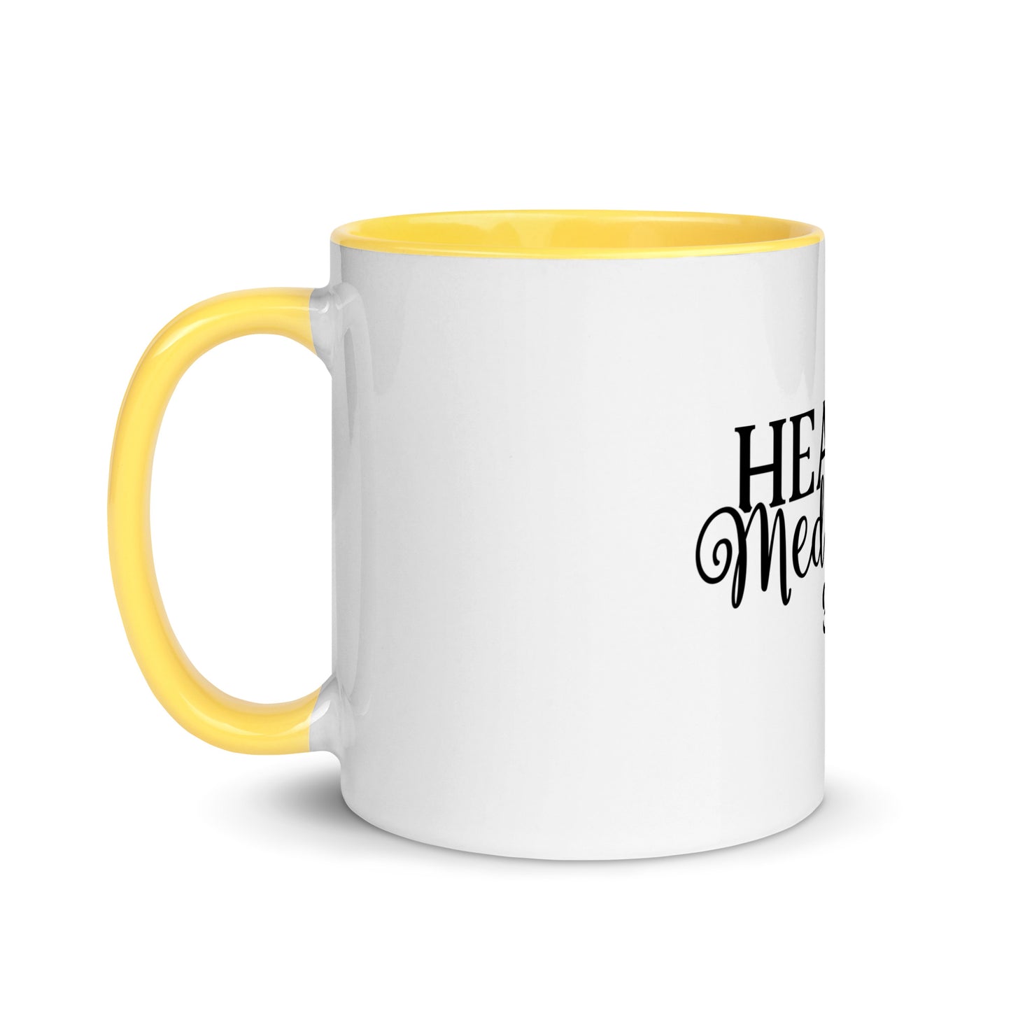 Heavily Meditated Mug with Color Inside
