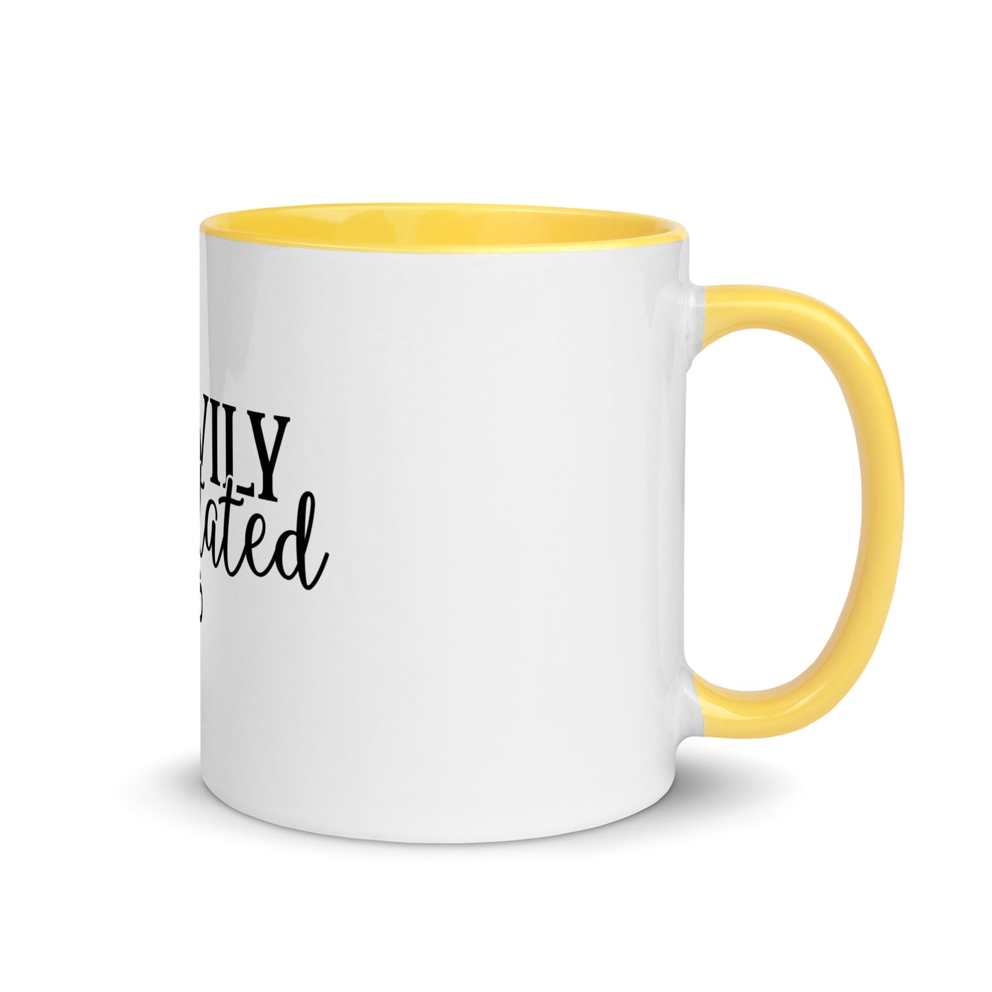 Heavily Meditated Mug with Color Inside