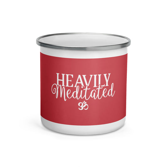 Heavily Meditated Enamel Mug