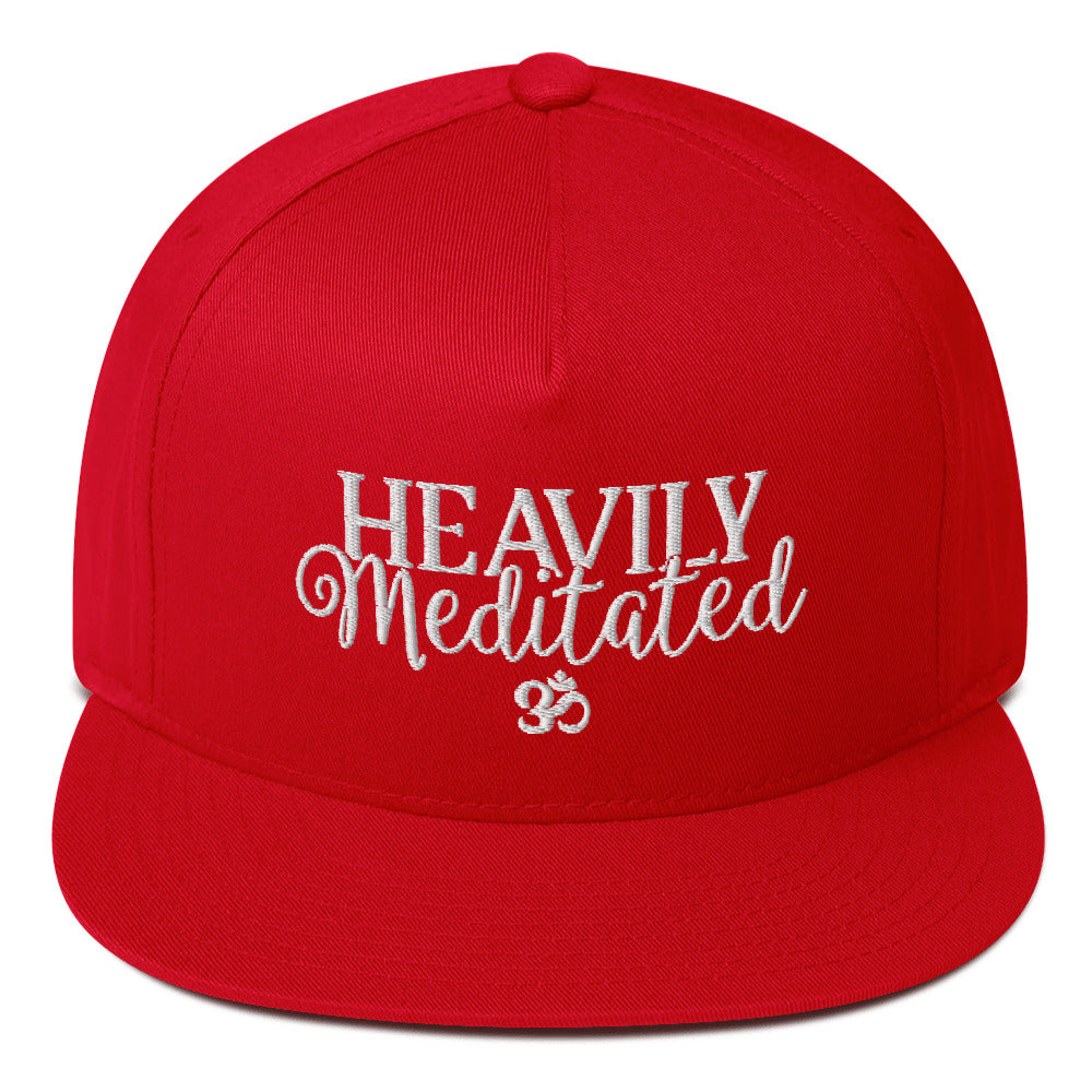 Heavily Meditated Flat Bill Cap