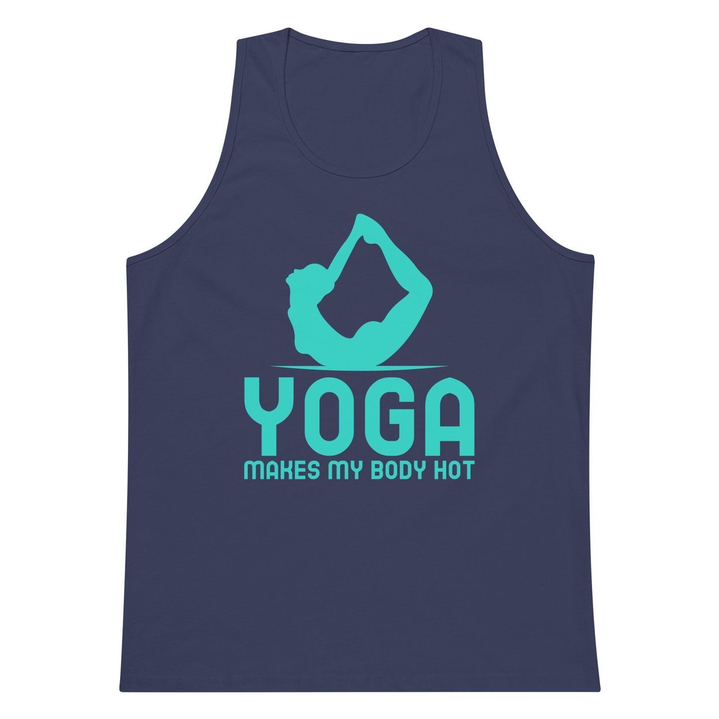 Yoga makes my body hot tank top