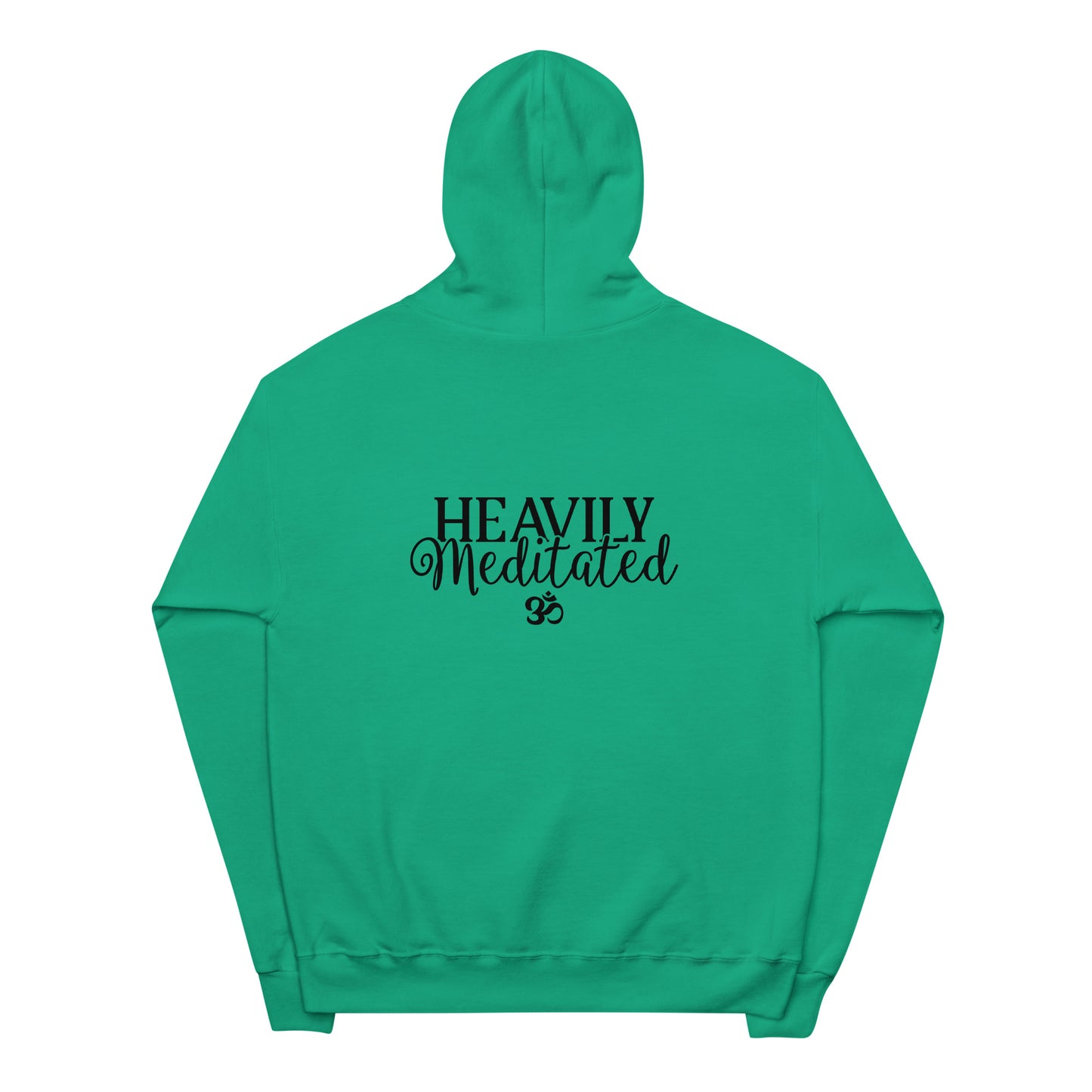 Heavily Meditated Unisex fleece hoodie