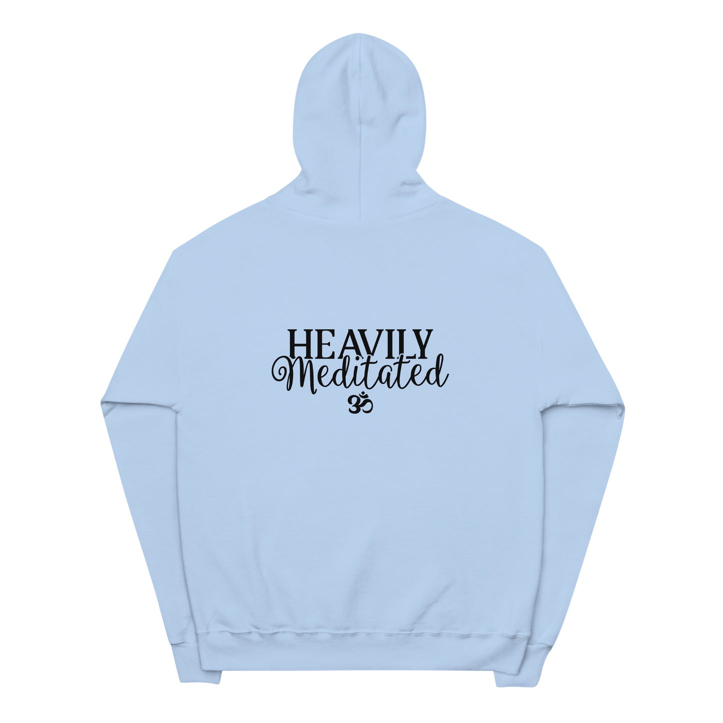 Heavily Meditated Unisex fleece hoodie