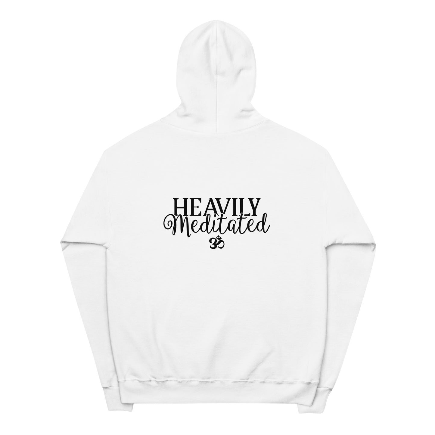 Heavily Meditated Unisex fleece hoodie