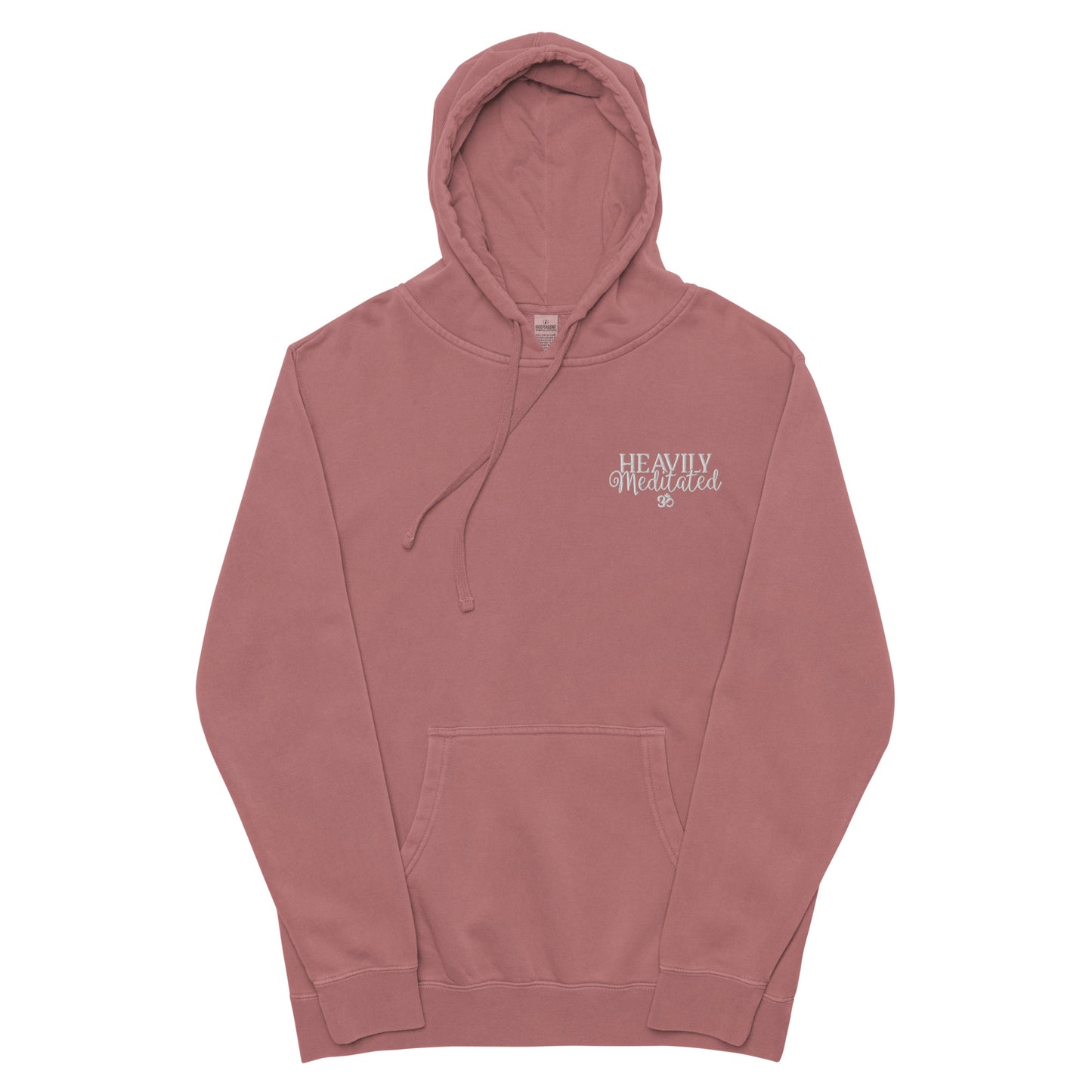 Heavily Meditated Unisex pigment dyed hoodie