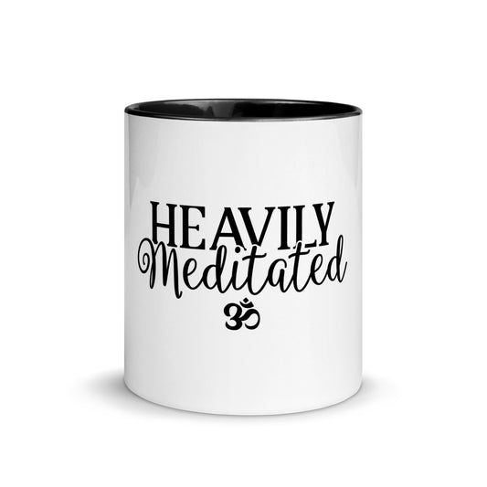 Heavily Meditated Mug with Color Inside