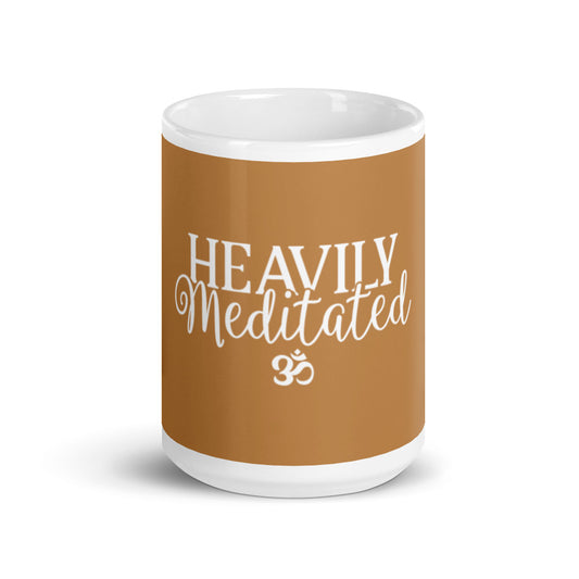 Heavily Meditated Glossy Mug