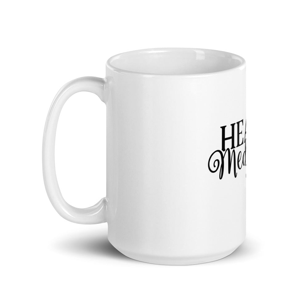 Heavily Meditated  glossy mug