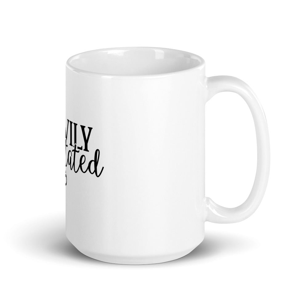 Heavily Meditated  glossy mug